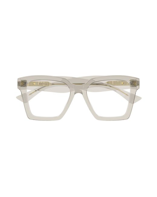 Bottega Veneta Black Bv1458O 003 Optical Frames Acetate Transparent Squared
