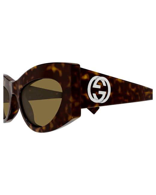 Gucci Black Gg1843S 002 Sunglasses Acetate Cat Eye