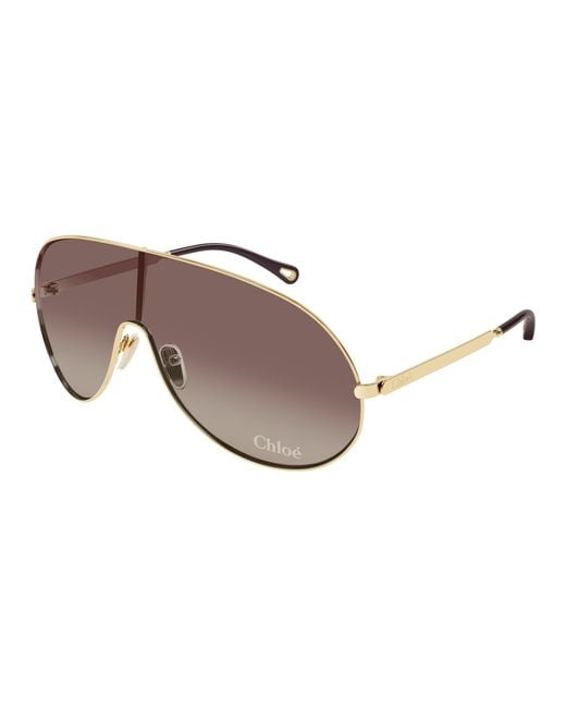 Chloé Black Ch0283S 002 Sunglasses Metal Mask