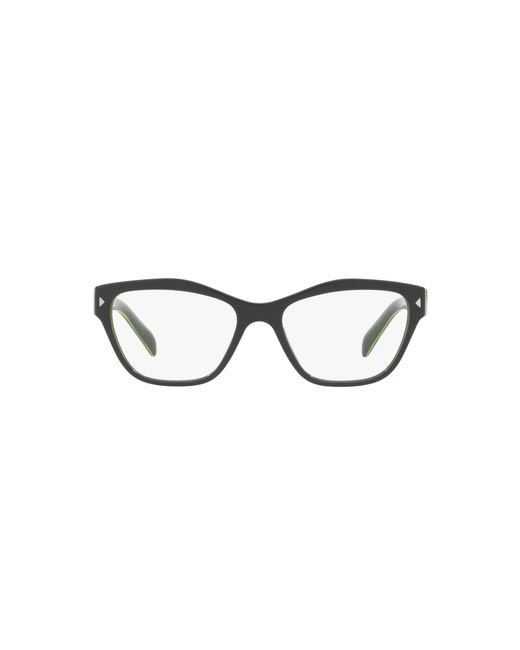 Prada Black Pr 27Sv Ur01O1 Optical Frames Outlet Plastic Cat Eye