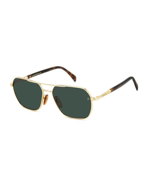 David Beckham Black Db 1128/G/S 06J/Qt Sunglasses Metal Squared for men