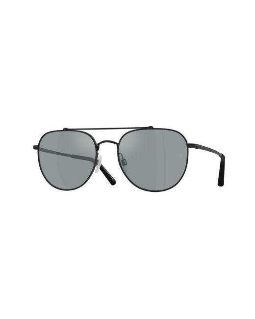 Oliver Peoples Black Ov1346S R-10 50626G Sunglasses Metal Pilot Polarized
