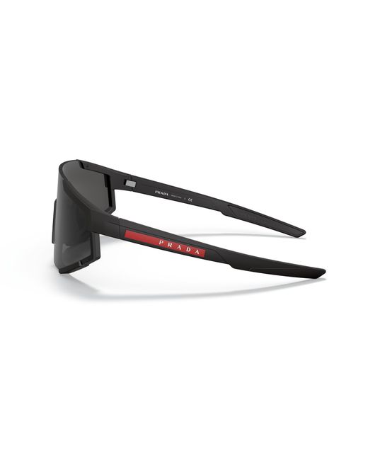 Prada Linea Rossa Black Ps 04Ws Dg006F Sunglasses Nylon Pillow Normal for men