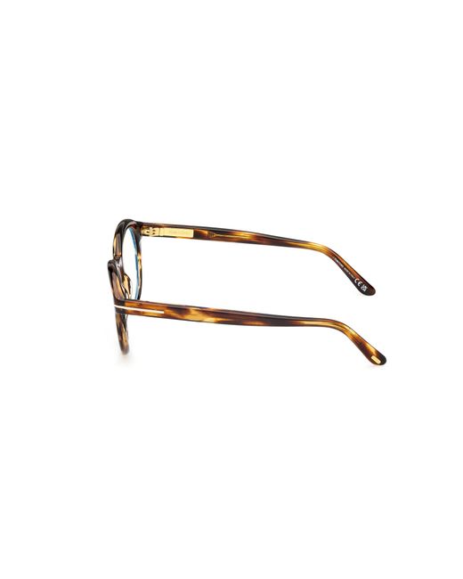 Tom Ford Black Ft6061-B 055 Optical Frames Acetate Round Normal
