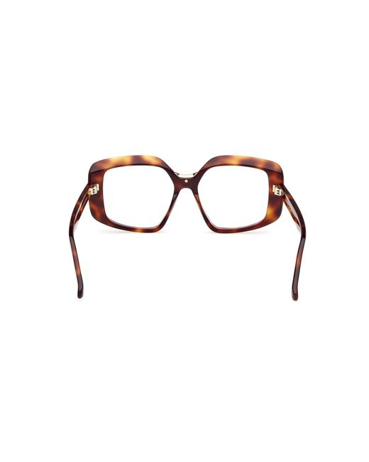 Max Mara Black Mm5131-B 052 Optical Frames Acetate Geometric Normal