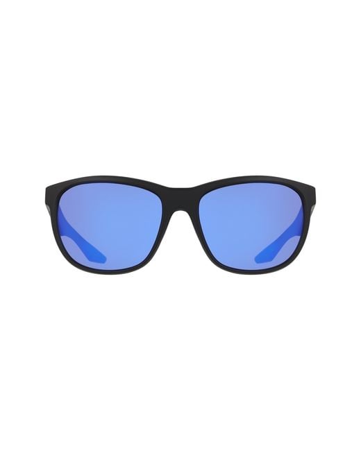 Nike Black Explore Flow Io0101X 011 Sunglasses Bio-Inject Squared Mirrored