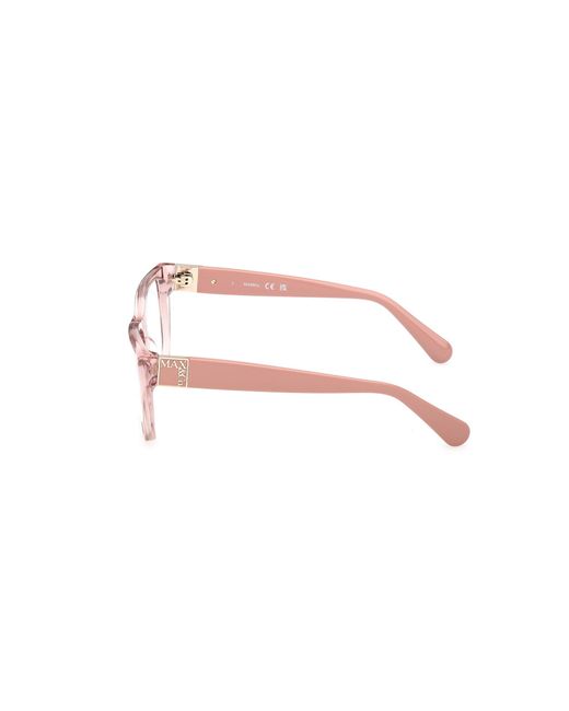 MAX&Co. Black Mo5213 072 Optical Frames Acetate Squared Normal
