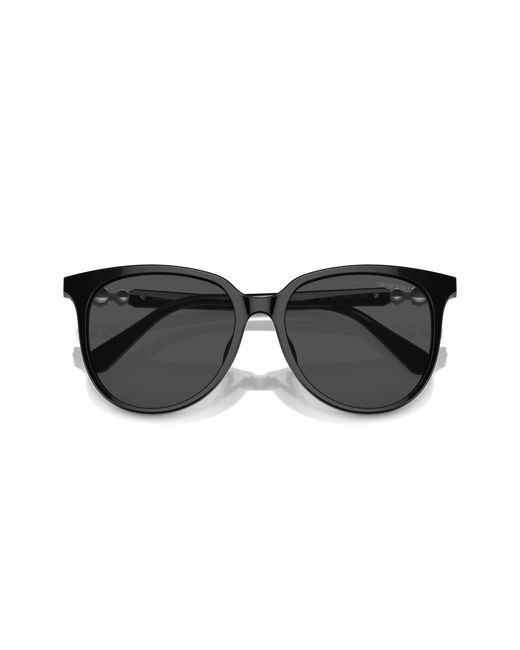 Swarovski Black Sk6023D 100187 Sunglasses Acetate Geometric Normal