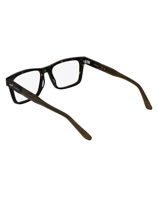 Calvin Klein Black Ck25544 235 Optical Frames Acetate Squared Normal for men