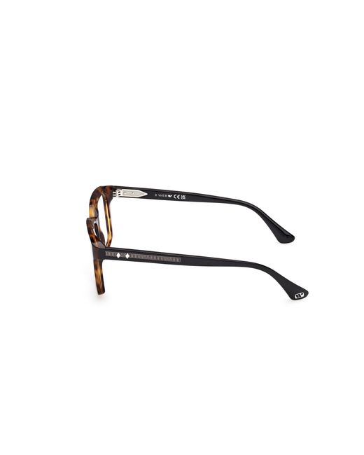 Web Black We5452 055 Optical Frames Acetate Squared Normal for men