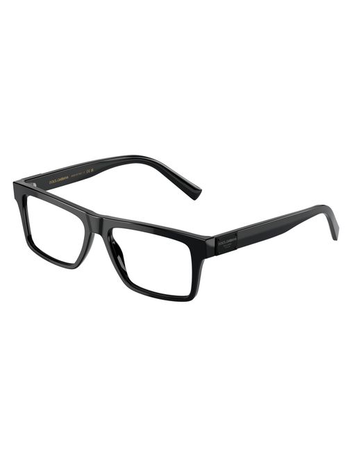 Dolce & Gabbana Black Dg3368 501 Optical Frames Acetate Squared for men