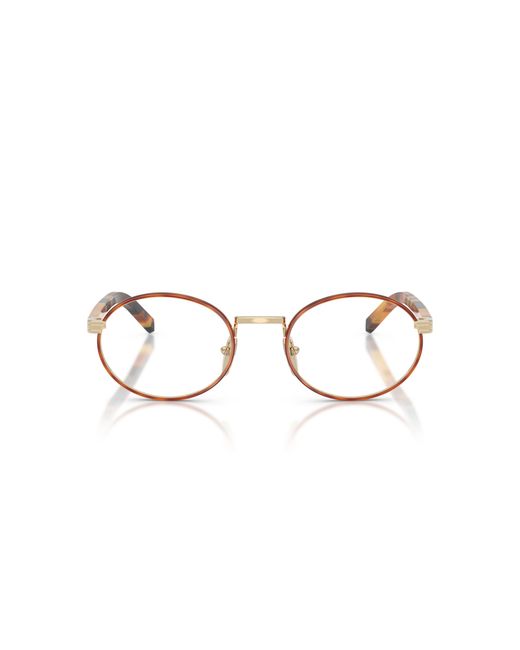 Prada Black Pr B55V 22E1O1 Optical Frames Metal Round Normal