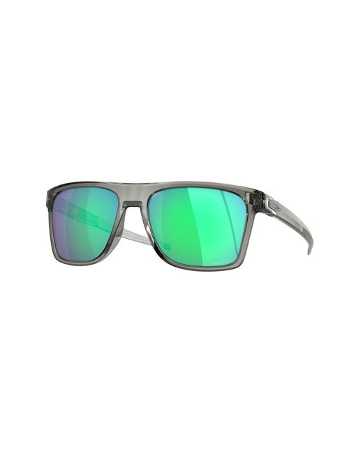 Oakley Green Oo9100 Leffingwell 910010 Sunglasses O_Matter Squared Polarized Prizm for men