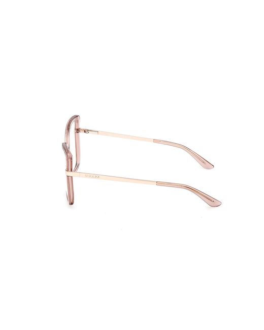 Guess Black Gu50245 057 Optical Frames Acetate Butterfly Normal