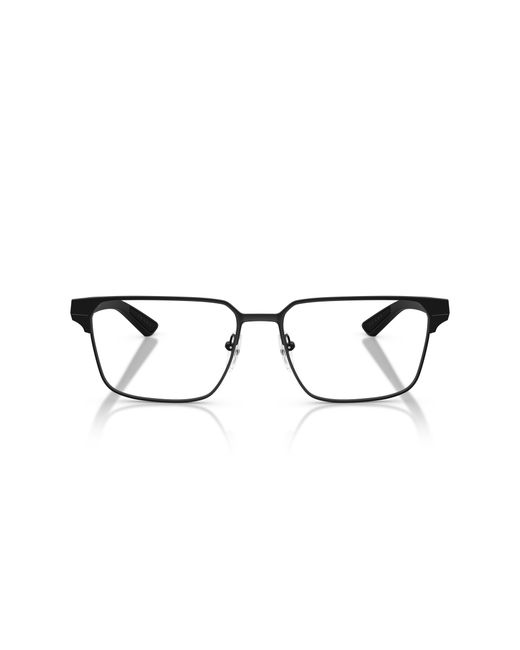 Prada Linea Rossa Black Ps 50Tv 1Bo1O1 Optical Frames Metal Transparent Squared Normal for men