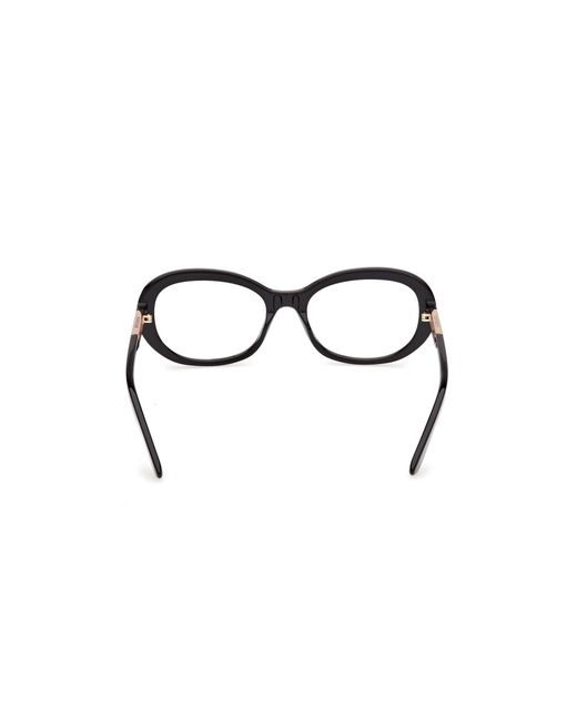 Guess Black Gm50065 1 Optical Frames Acetate Round Normal