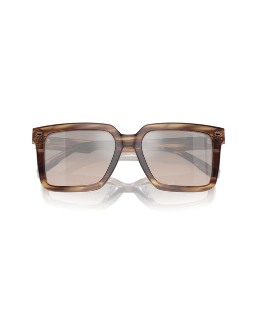 Michael Kors Black Mk2217U Abruzzo 39776I Sunglasses Acetate Squared Normal Mirror for men
