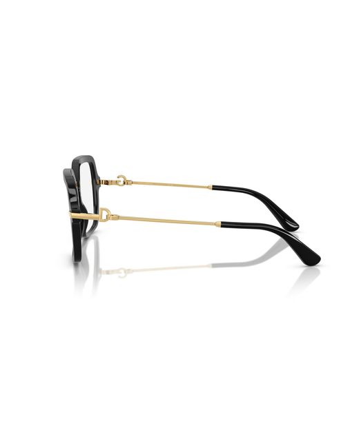 Dolce & Gabbana Black Dg3396 501 Optical Frames Acetate Squared Normal