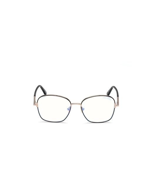 Tom Ford Black Ft5685-B 001 Optical Frames Metal Geometric Normal