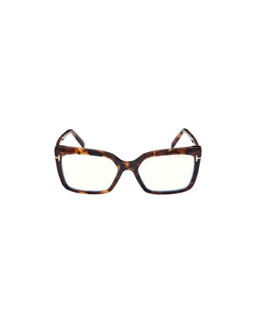 Tom Ford Black Ft5991-B 052 Optical Frames Acetate Squared Normal