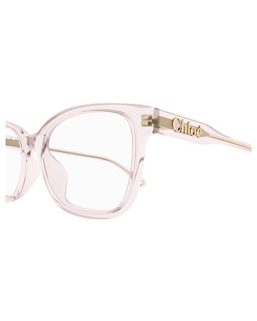 Chloé Black Ch0276Oa 003 Optical Frames Acetate Transparent Squared
