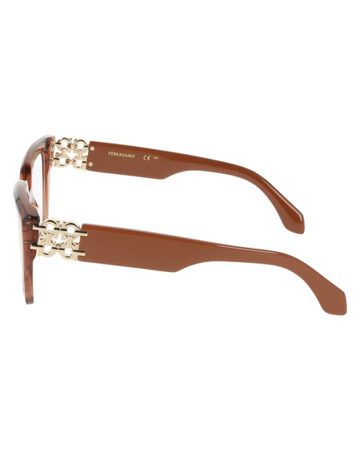 Ferragamo Black Sf3041E 261 Optical Frames Acetate Squared Normal