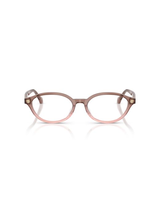 Versace Black Ve3393D 5435 Optical Frames Acetate Transparent Round Normal