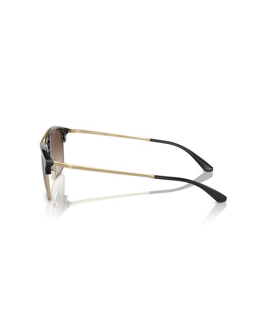 Emporio Armani Black Ea4228 300213 Sunglasses Injected Pilot Normal Shaded for men