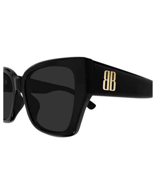 Balenciaga Black Bb0474S 001 Sunglasses Acetate Butterfly
