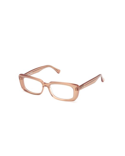 Max Mara Black Mm5209 045 Optical Frames Acetate Squared Normal