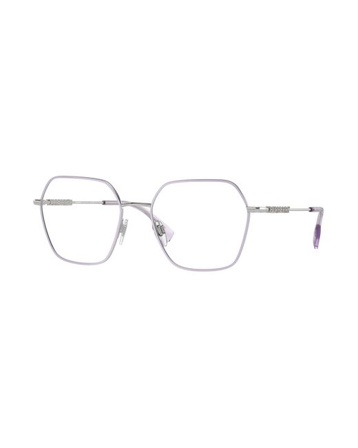 Burberry Black Be1381 1345 Optical Frames Steel Geometric Normal