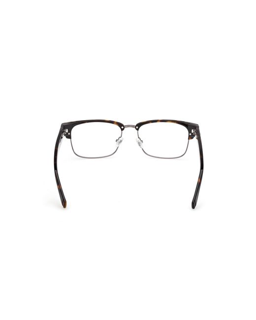 Guess Black Gu50330 052 Optical Frames Acetate Squared Normal for men