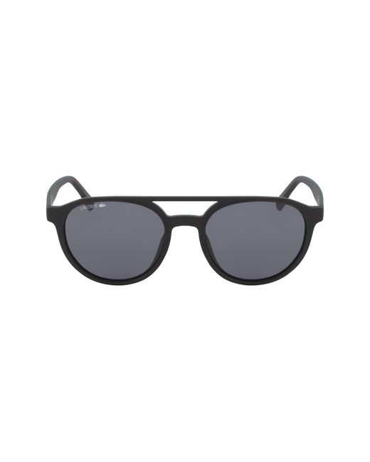 Lacoste Black L881S 001 Sunglasses Injected Round Normal Photochromatic