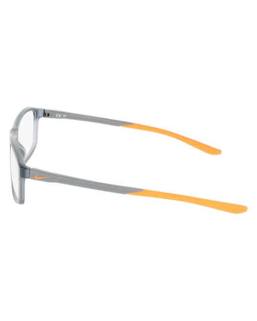 Nike Black 7291 034 Optical Frames Bio-Inject Squared Normal for men