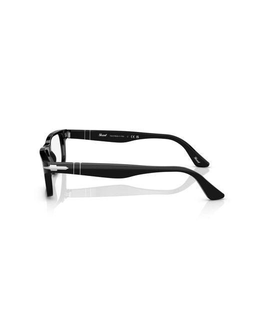 Persol Black Po3050V 95 Optical Frames Acetate Transparent Squared Normal for men
