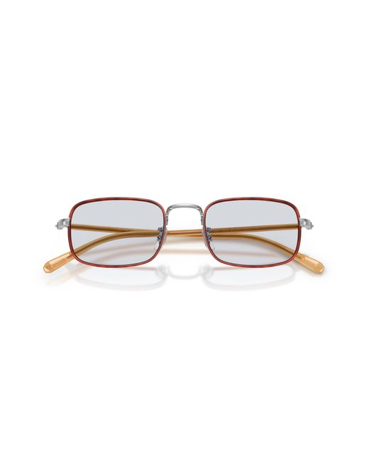 Oliver Peoples Black Ov1366T Brymer 5036 Optical Frames Titanium Squared Normal