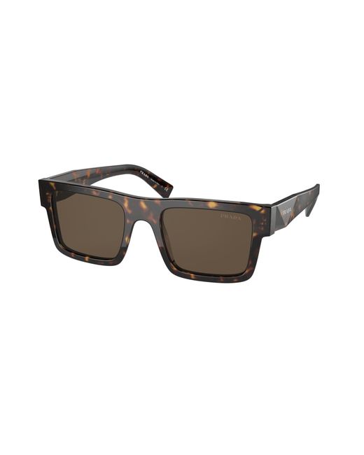 Prada Black Pr 19Ws 2Au8C1 Sunglasses Acetate Squared Normal for men