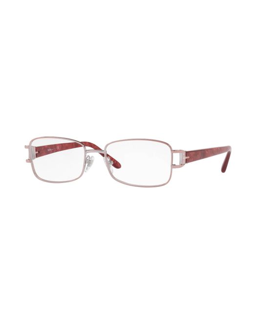 Sferoflex Black Sf2597B 489 Optical Frames Metal Squared
