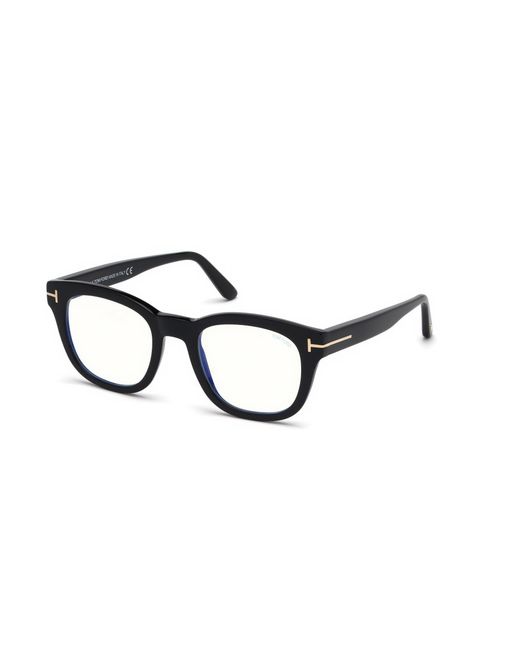Tom Ford Black Ft5542-B 001 Optical Frames Acetate Geometric Normal for men