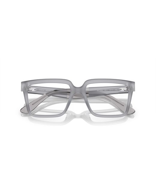 Giorgio Armani Black Ar7230U 5914 Optical Frames Acetate Transparent Squared Normal for men