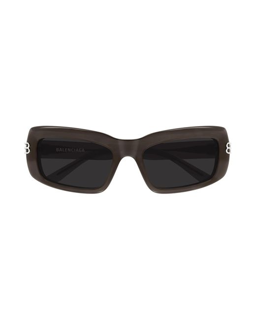 Balenciaga Black Bb0432S 005 Sunglasses Acetate Squared