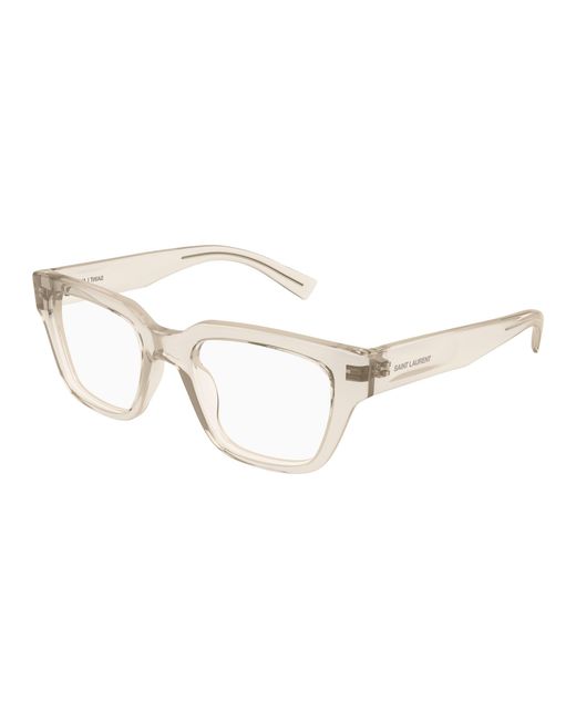 Saint Laurent Black Sl 804 004 Optical Frames Acetate Transparent Squared