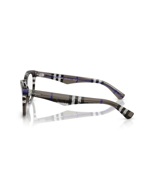 Burberry Black Be2417 4147 Optical Frames Acetate Squared Normal for men