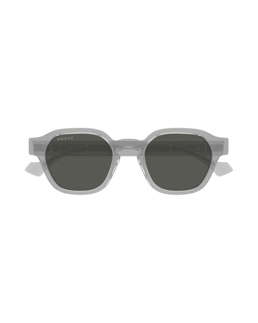 Gucci Black Gg1730S 004 Sunglasses Injected Round for men