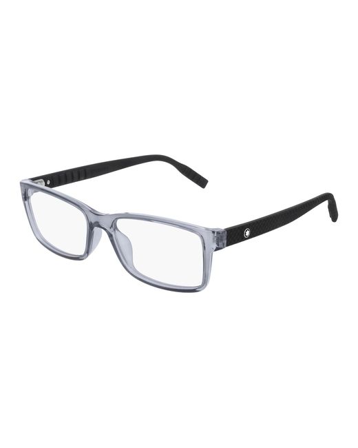 Montblanc Black Mb0066O 003 Optical Frames Plastic Squared for men