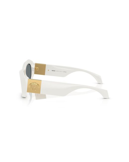 Versace Black Ve4466U 546280 Sunglasses Injected Geometric Normal