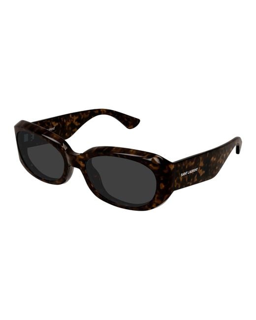 Saint Laurent Black Sl 868/F 002 Sunglasses Bio-Injected Round