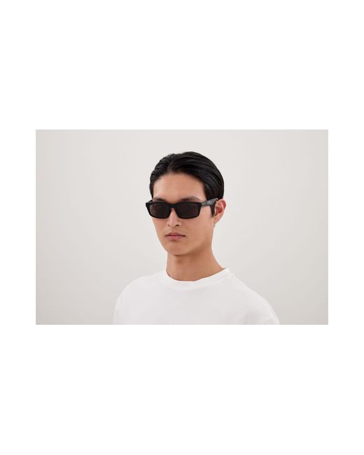 Balenciaga Black Bb0424Sk 001 Sunglasses Acetate Squared for men