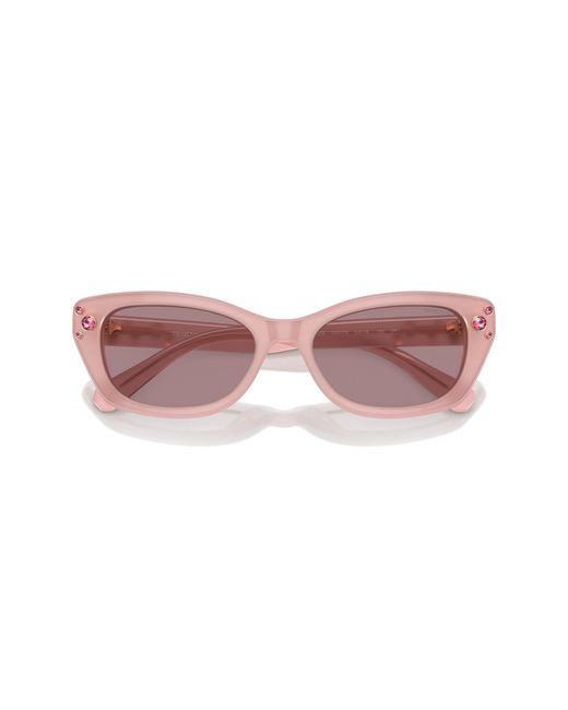 Swarovski Black Sk6019 10317N Sunglasses Acetate Pillow Normal