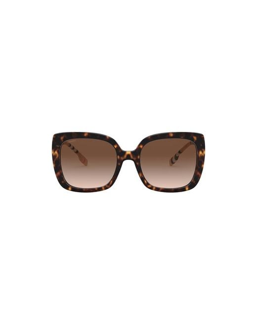 Burberry Black Be4323 Caroll 385413 Sunglasses Plastic Squared Nuanced